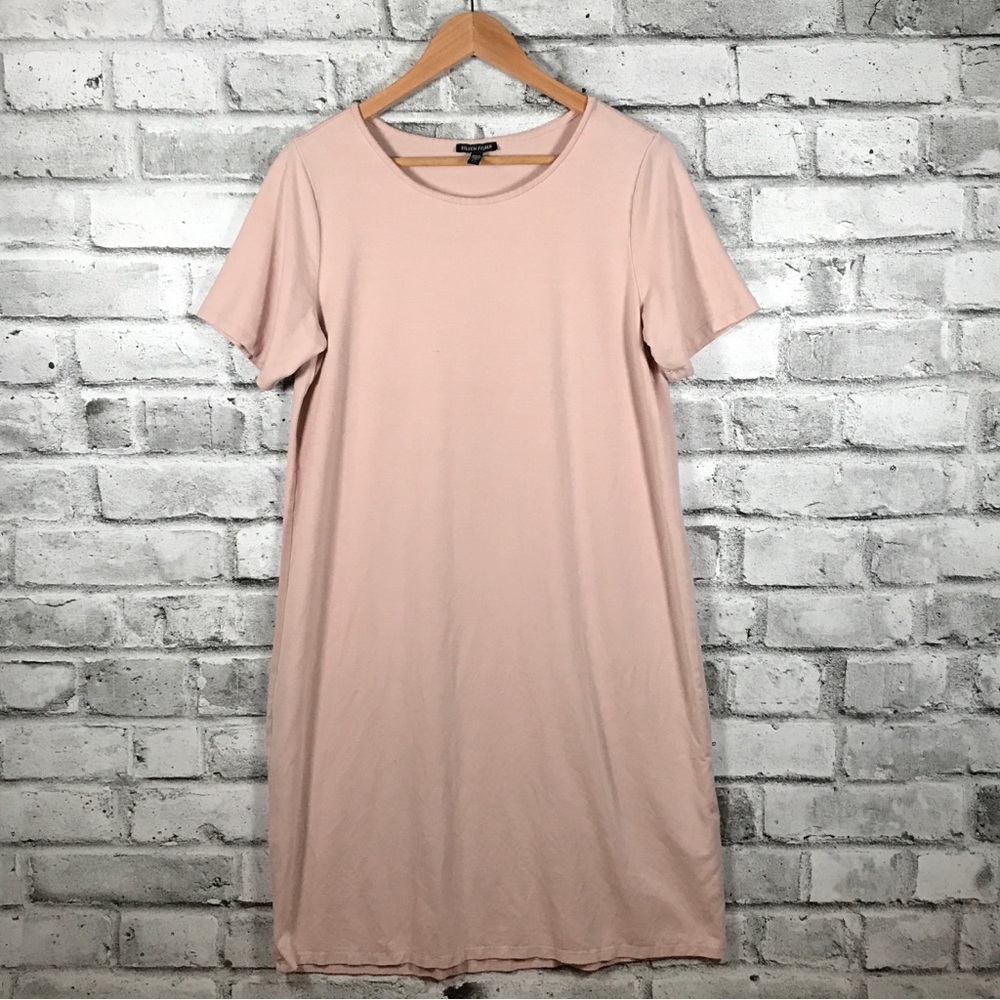 Eileen Fisher Tee Shirt Shift Dress.  M